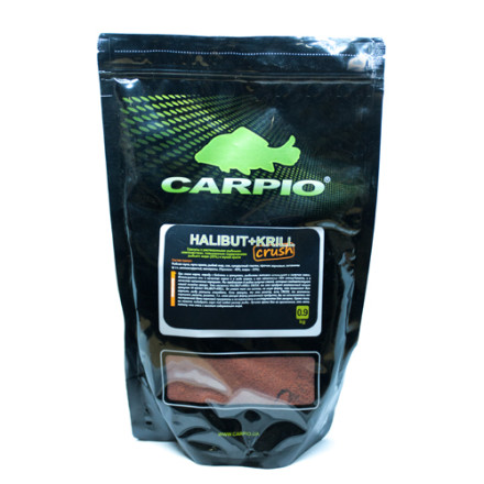 Прикормка Carpio Halibut+Krill Crush